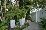 Tropical gardens/orchids and fountains to delight the senses